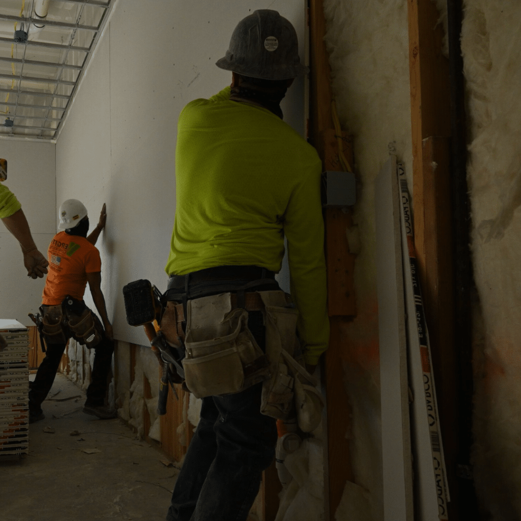 Our Drywall Install Team